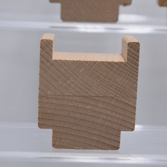 Lot of 4 Wooden 2.5" Risers Tunnel Bridge Supports Compatible Thomas/Brio/Ikea - Picture 6 of 10